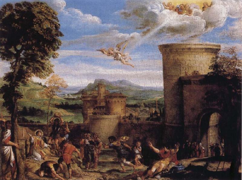 Annibale Carracci The Martyrdom of St Stephen Sweden oil painting art